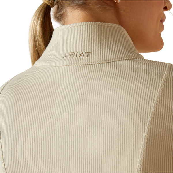 2025 Ariat Womens Lucent 1/4 Zip Baselayer 10062296 - Pelican